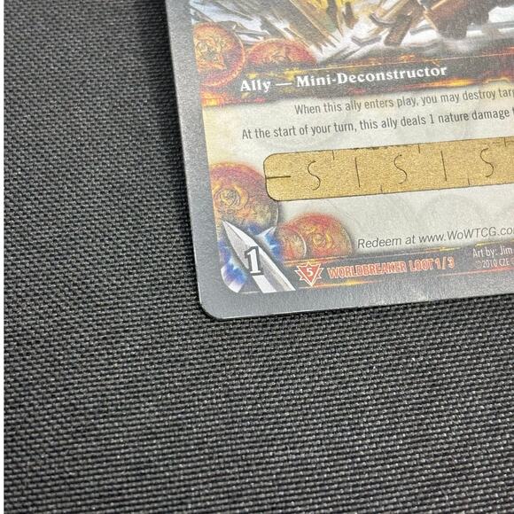 World of Warcraft WoW TCG Landro's Lil' XT Unscratched/Unused Loot Card - Picture 3 of 4